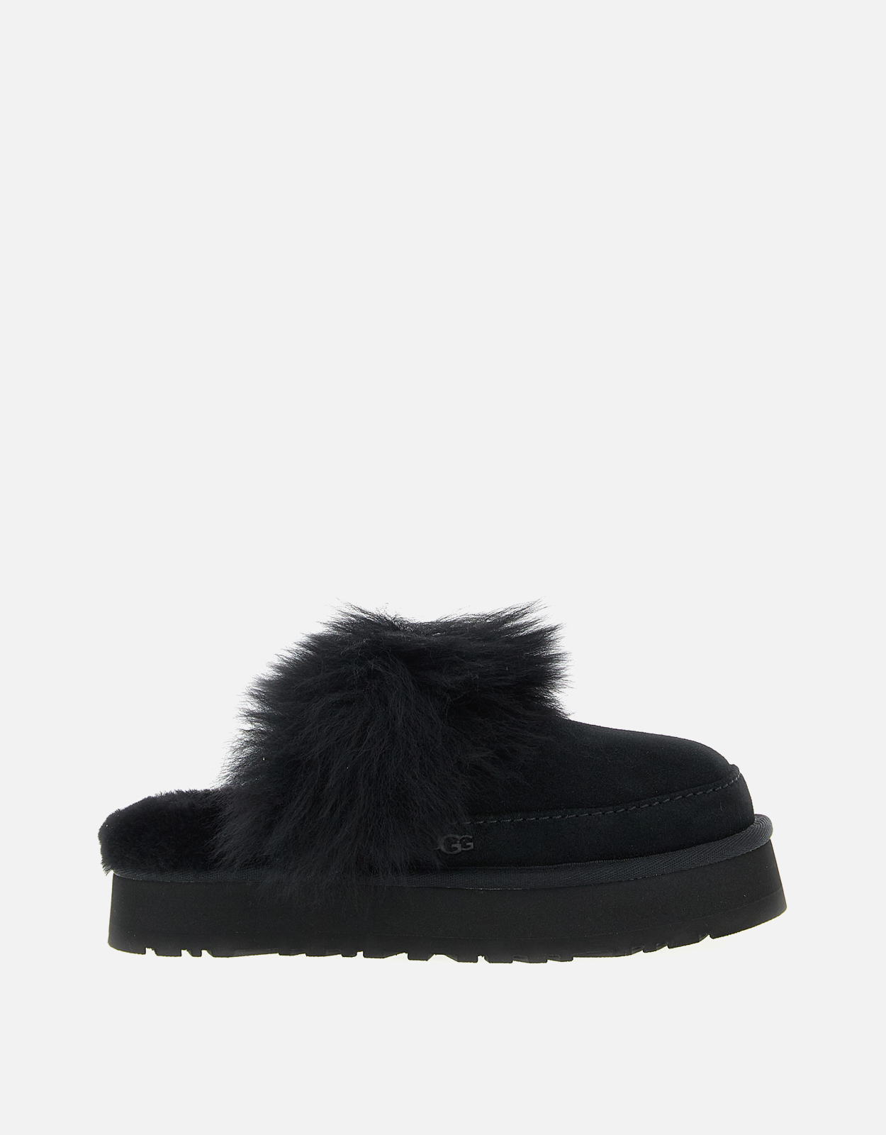 Ugg ディスケットシャレー スエード プラットフォーム スリッパ
