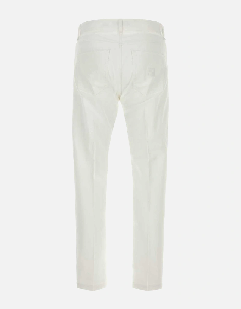 Fendi Men's Jeans in denim bianco (すべての新品) IFCHIC.COM