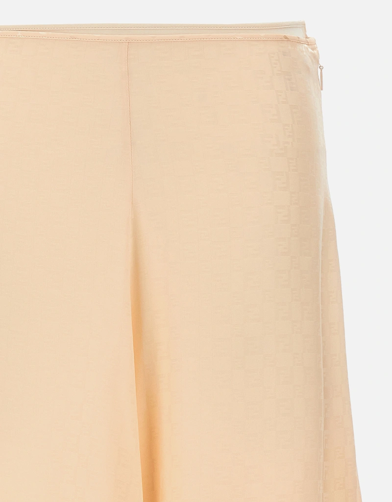 Fendi Silk Midi Skirt () IFCHIC.COM