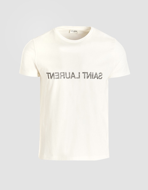 Saint Laurent メンズコットンクルーネックTシャツ (トップス＆Tシャツ