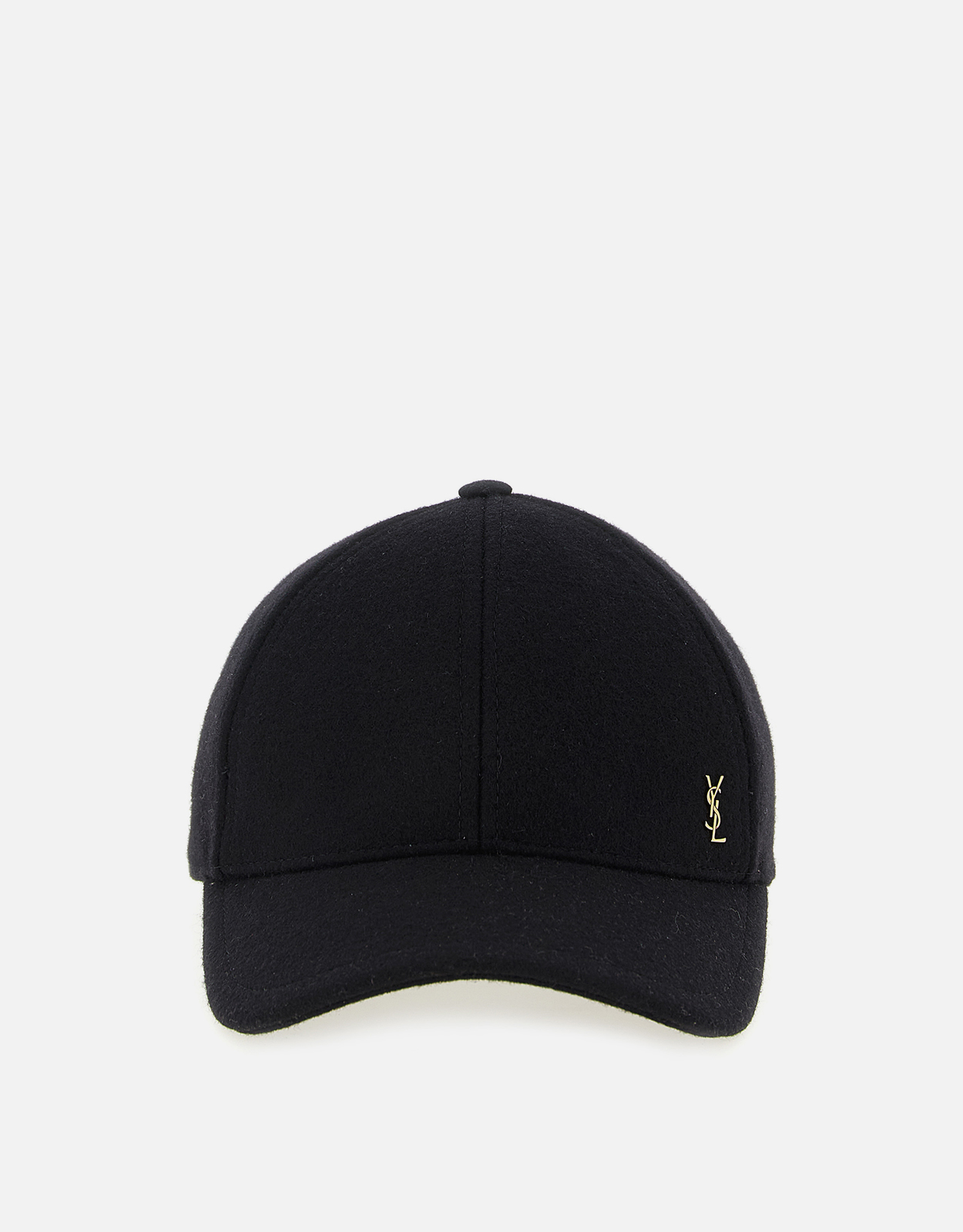 Saint Laurent メンズカサンドールウールブレンドベースボールキャップ