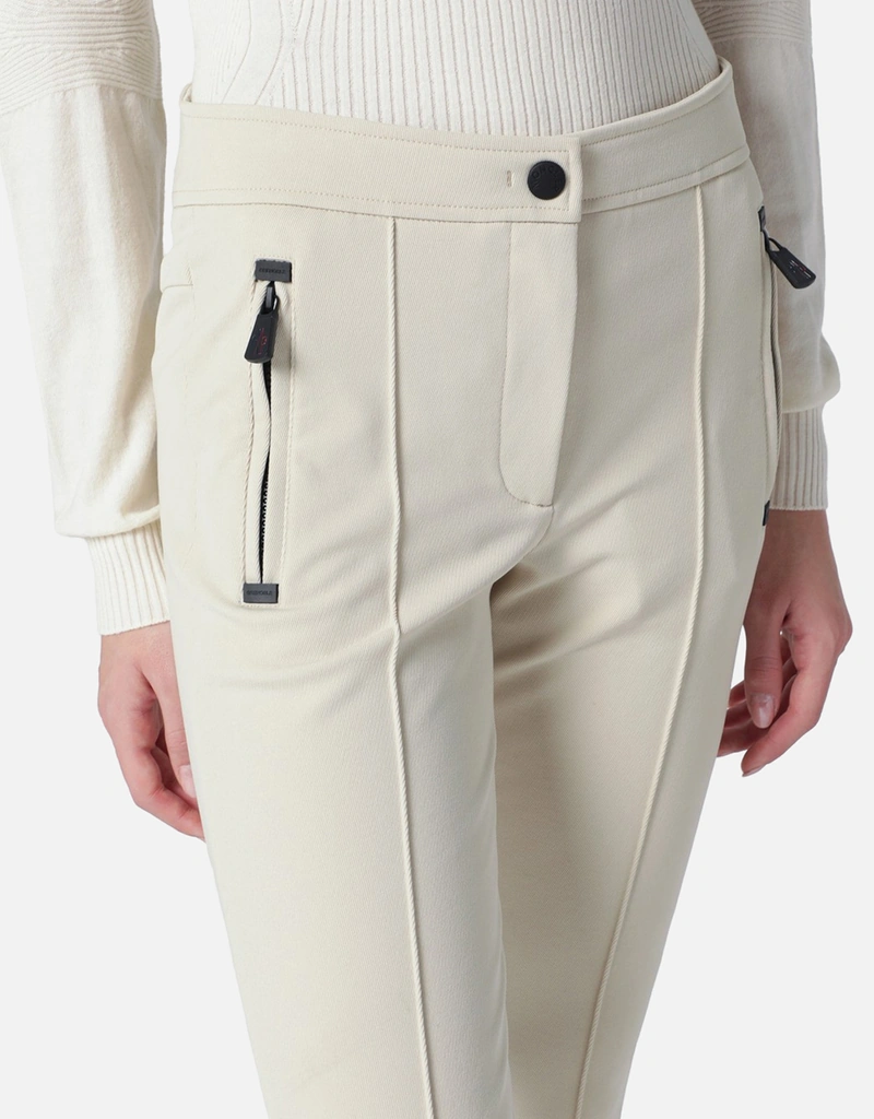 Moncler Grenoble アイボリースリムコットンパンツ (パンツ) IFCHIC.COM Moncler Grenoble アイボリースリムコットンパンツ (パンツ) IFCHIC.COM