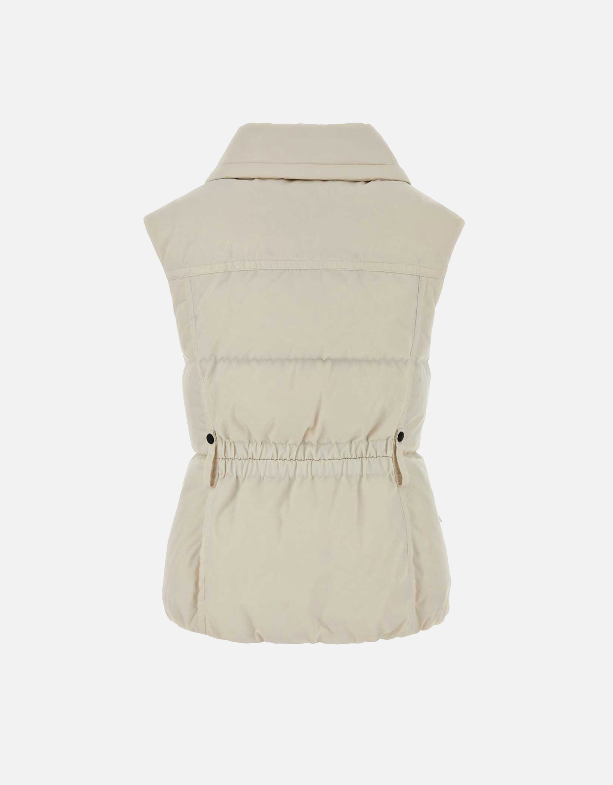 Moncler Grenoble Hallaine Quilted Sleeveless Maxi Collar Zip-Up
