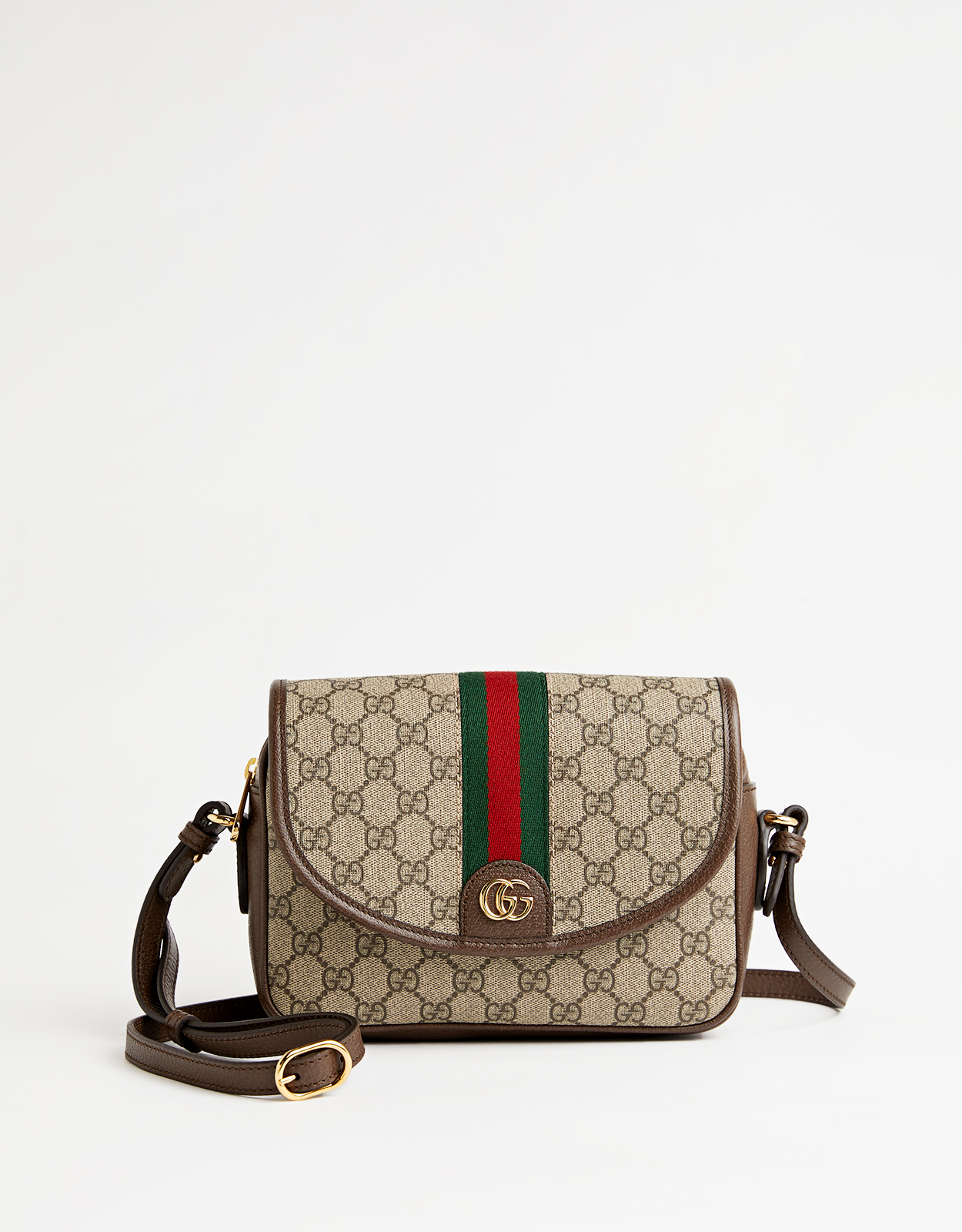 Gucci Ophidia Small Canvas And Leather Crossbody Bag () IFCHIC.COM