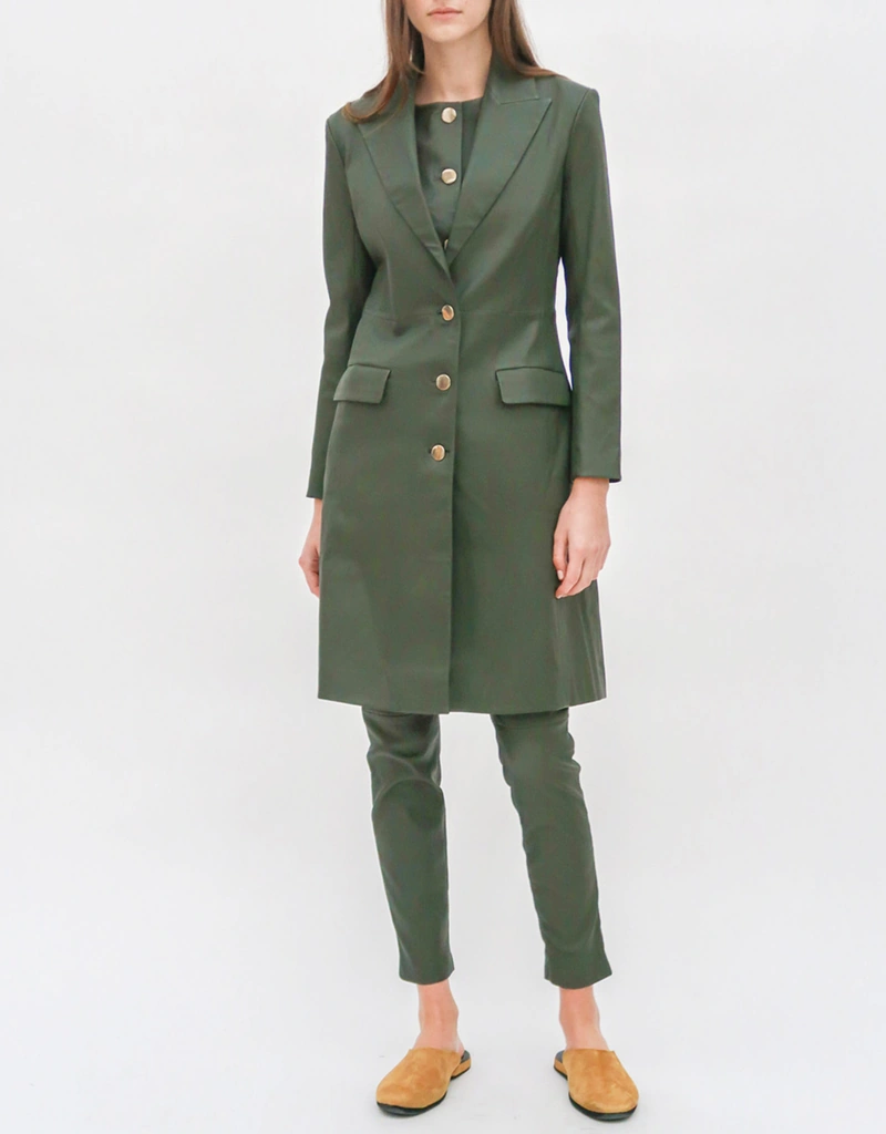 Rosetta Getty Peak Lapel Coat - US 6