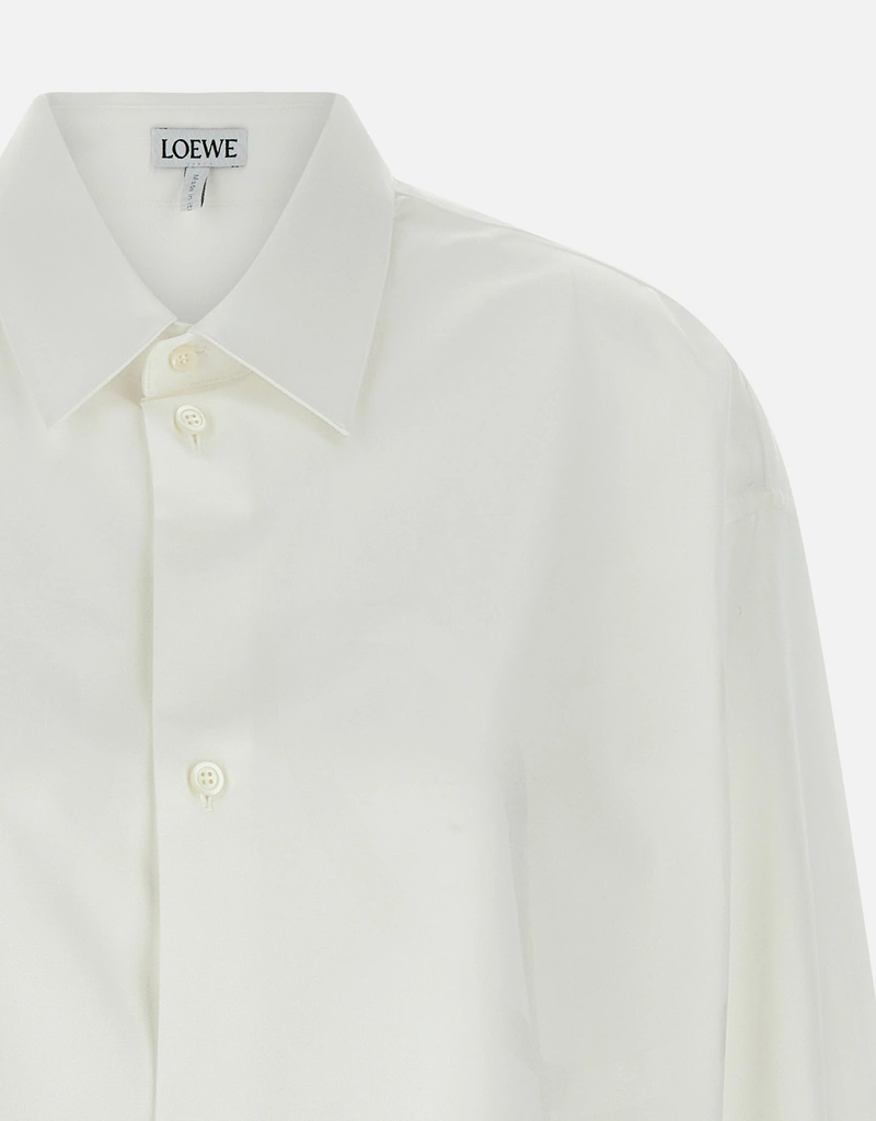 Loewe メンズ アナグラム コットン リラックスフィット シャツ (すべて