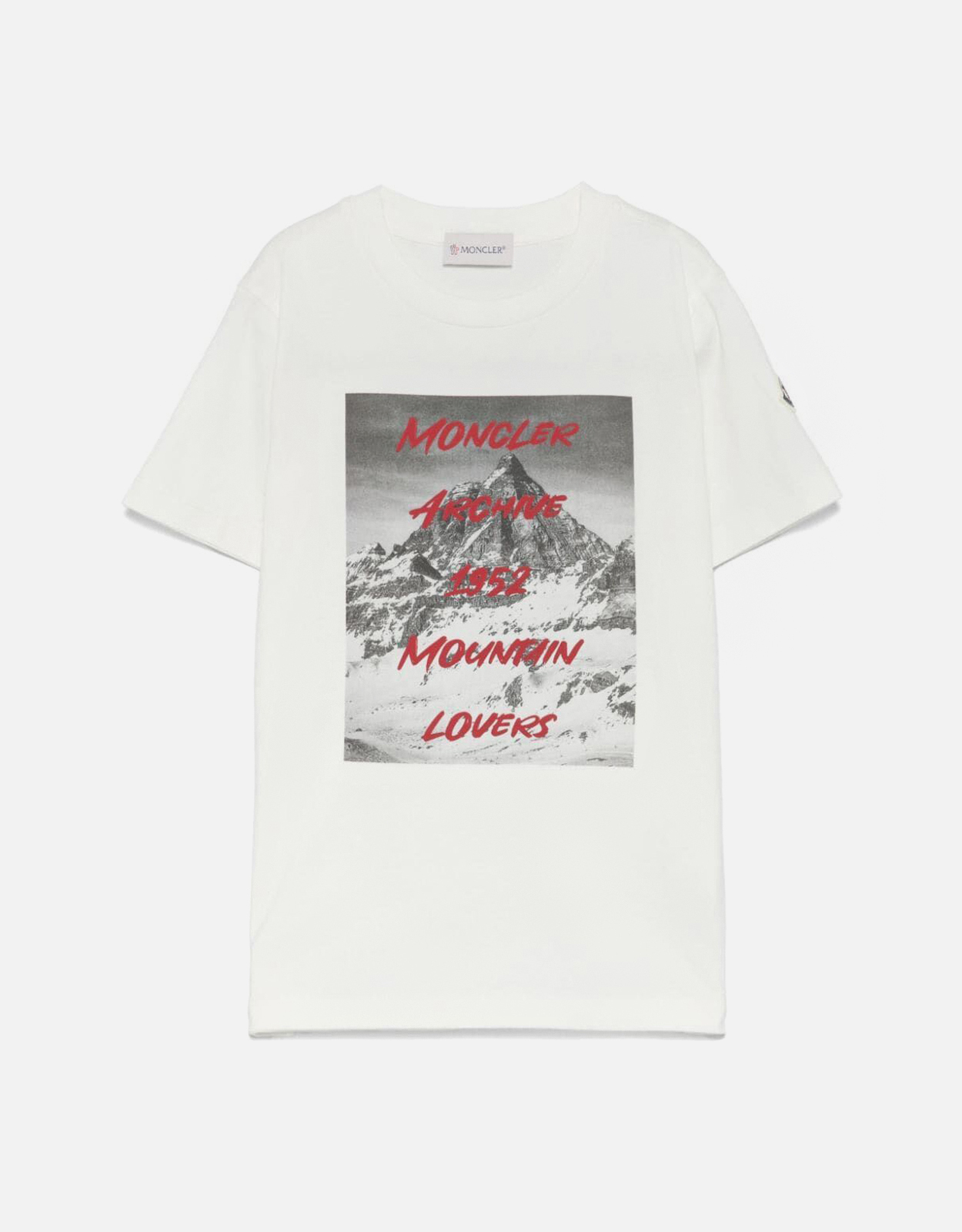 MONCLER Tシャツ　キッズ　　白　ハワイ島デザインプリント MONCLER Tシャツ キッズ 白 ハワイ島デザインプリント MONCLER Tシャツ