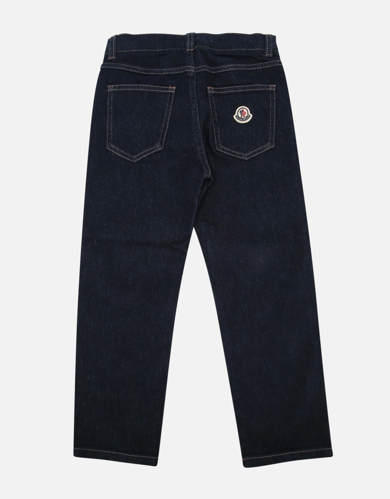 【最終お値下げ】新品 MONCLER キッズ ジーパン 140センチ Moncler Kids ストレートレッグジーンズ (すべての新品) IFCHIC.COM