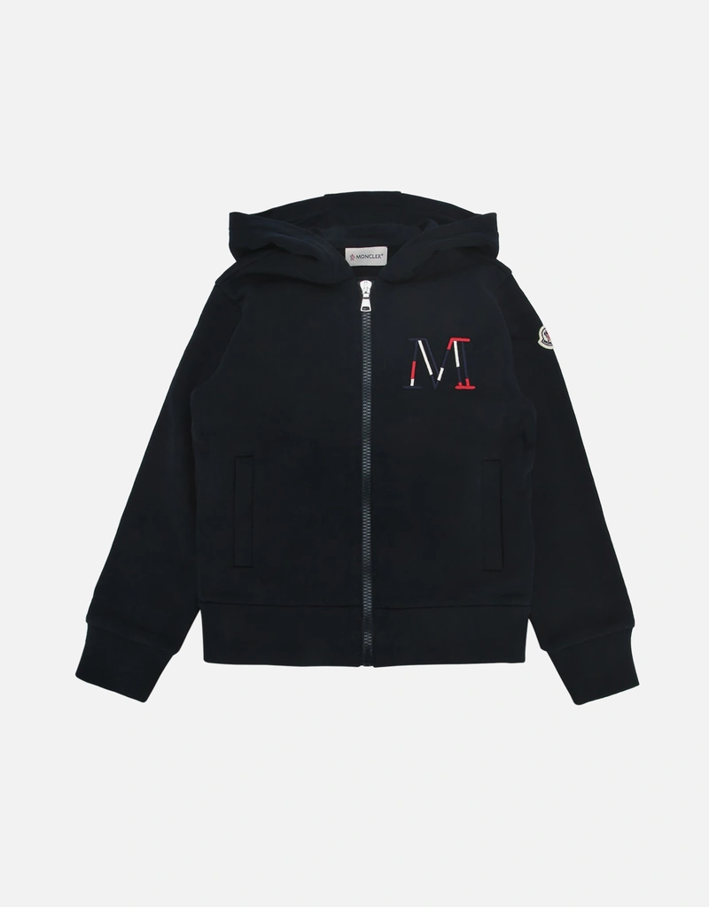 Moncler Kids 刺繍ロゴコットンジャージセット (すべての新品) IFCHIC.COM