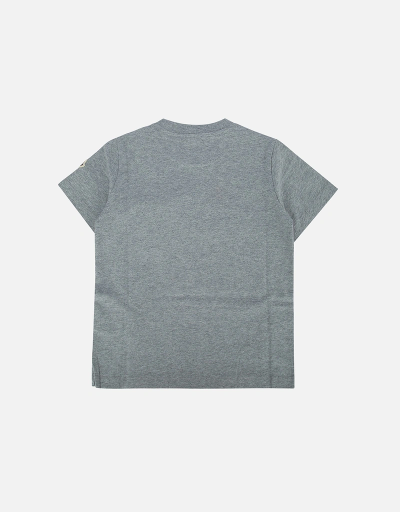 Moncler Kids テクスチャードロゴコットンTシャツ (すべての新品