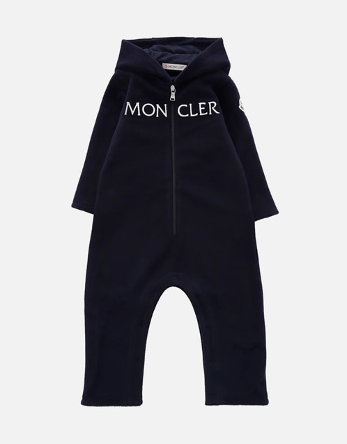 Moncler Kids フーデッドフリースベビーグロウ (すべての新品) IFCHIC.COM