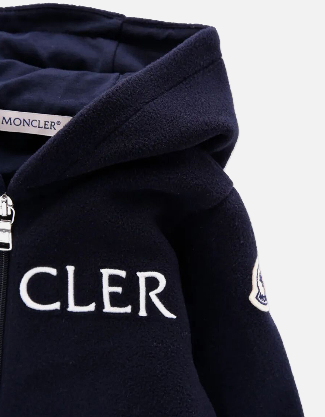 Moncler Kids フーデッドフリースベビーグロウ (すべての新品) IFCHIC.COM