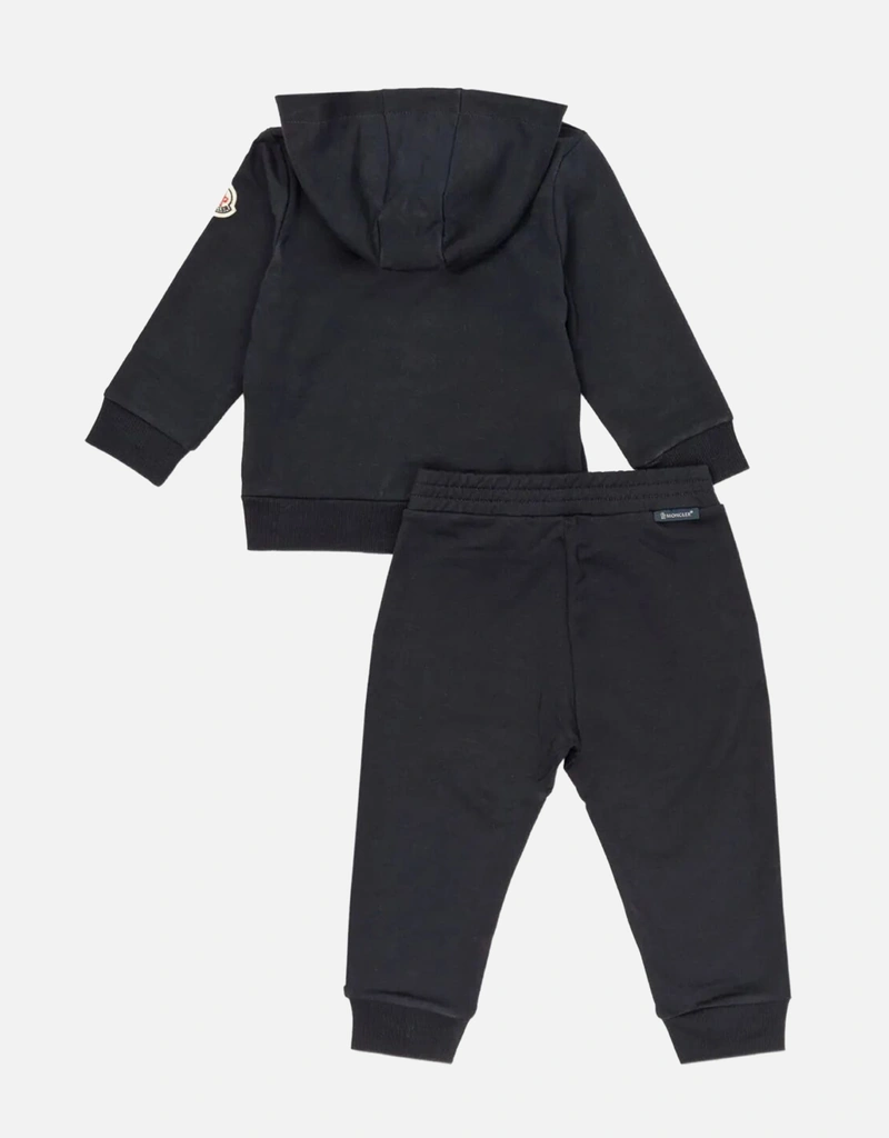 Moncler Kids Embroidered Teddy Logo Cotton Sweatsuit Set (All New
