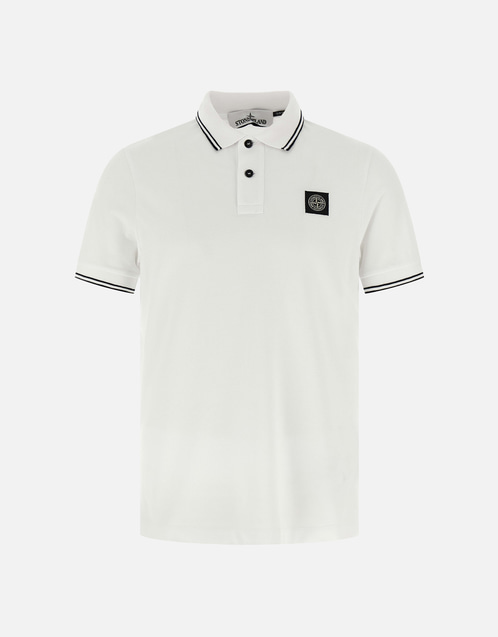 Stone Island メンズ オーガニックコットン ポロシャツ (すべての新品