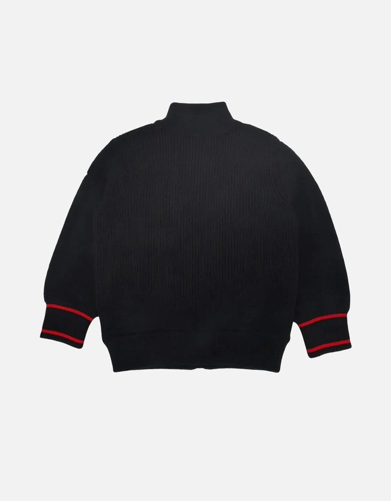 Moncler Kids パッド入りウールジップアップカーディガン (すべての