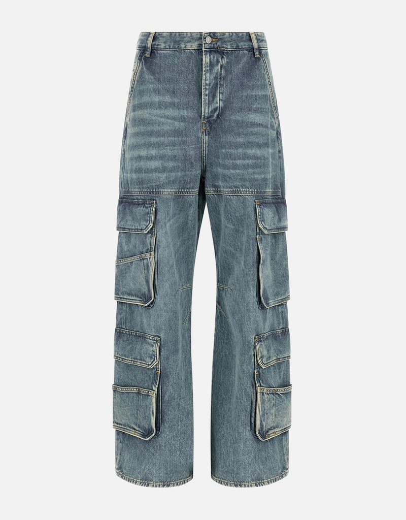 Diesel D-Sire-Cargo-D Cotton Jeans () IFCHIC.COM