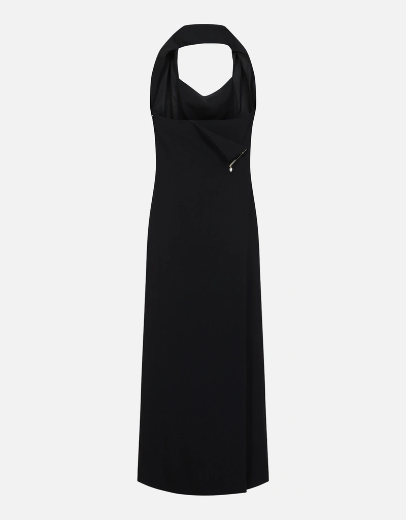 Carven Sleeveless Halter Neck Maxi Dress (All New In) IFCHIC.COM