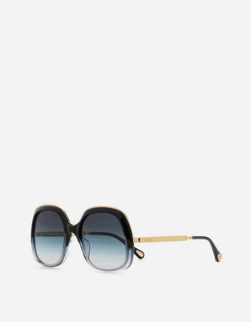 Chloé ブラックアセテートサングラス () IFCHIC.COM