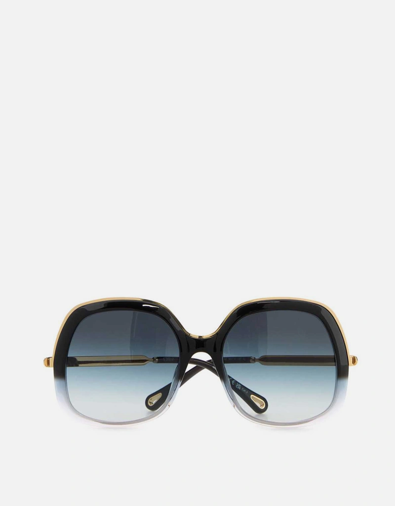 Chloé ブラックアセテートサングラス () IFCHIC.COM
