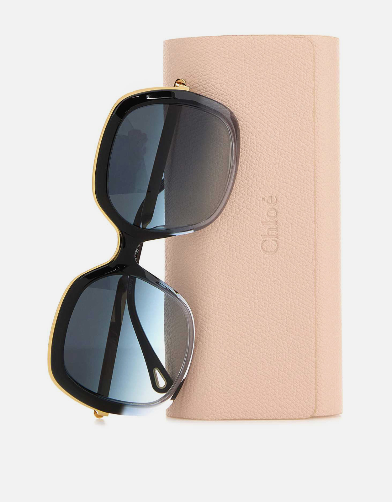 Chloe ブラック サングラス ケース付き Chloé ブラックアセテートサングラス () IFCHIC.COM