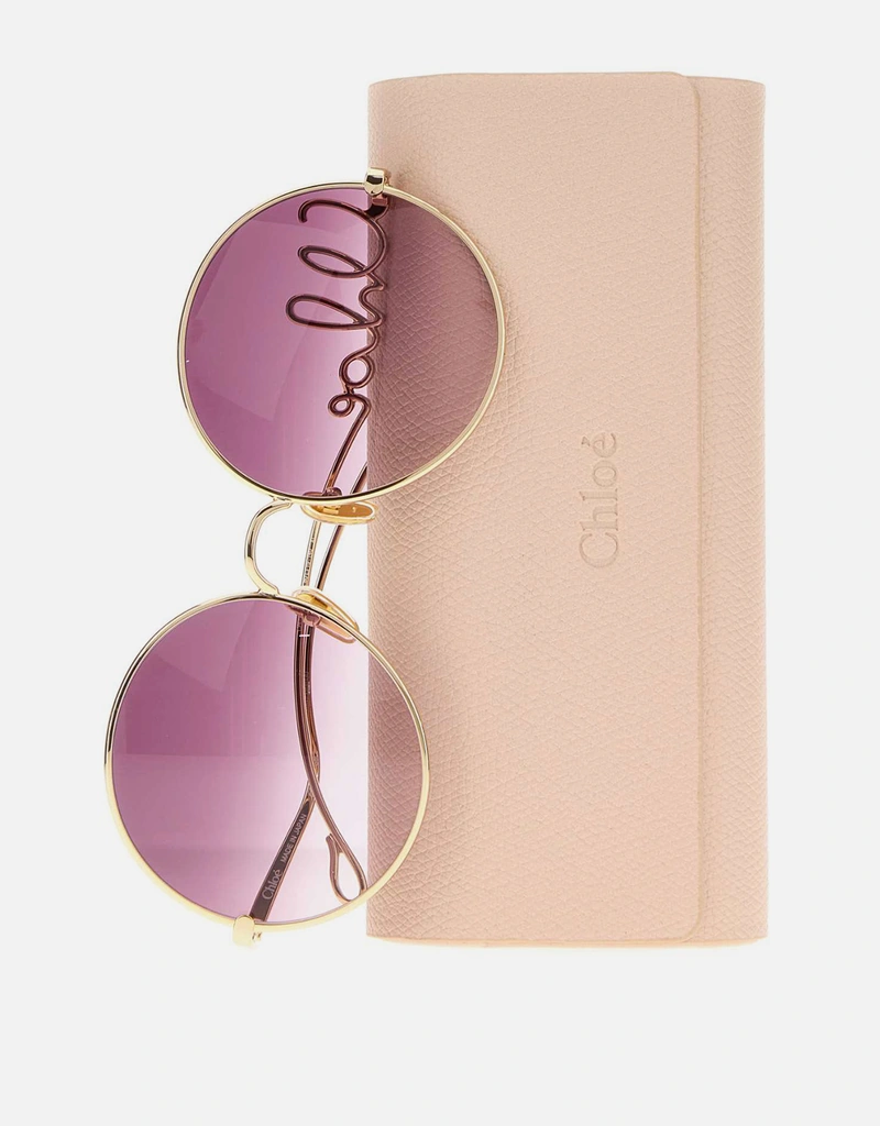 Chloé ゴールドメタルサングラス () IFCHIC.COM
