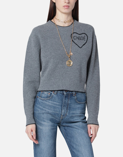 【美品❣️】Chloéアルパカウール　ケーブルニットポンチョ ペルー製アルパカ毛100％ポンチョ