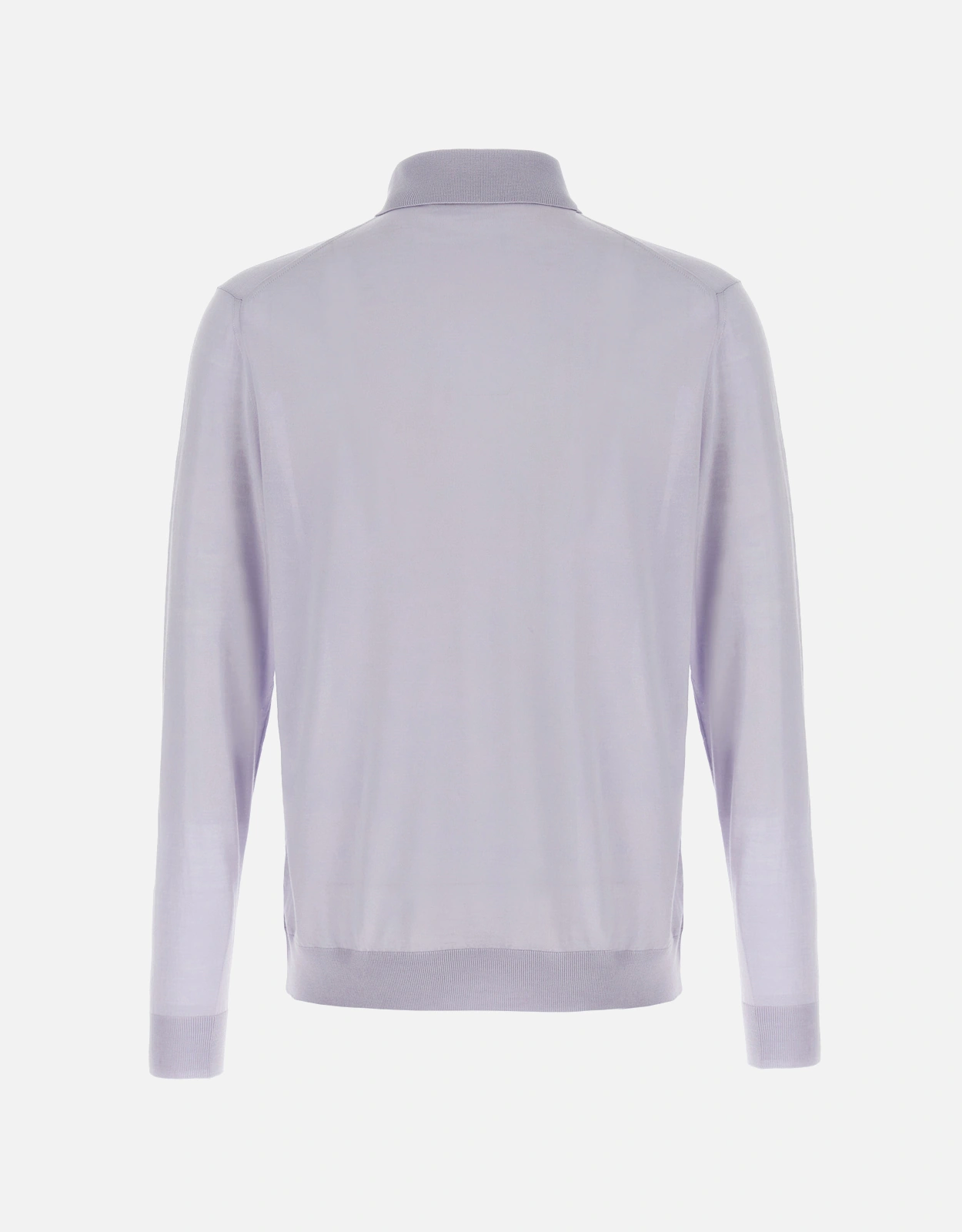 Kiton Gray Wool 14 Micron Sweater Polo