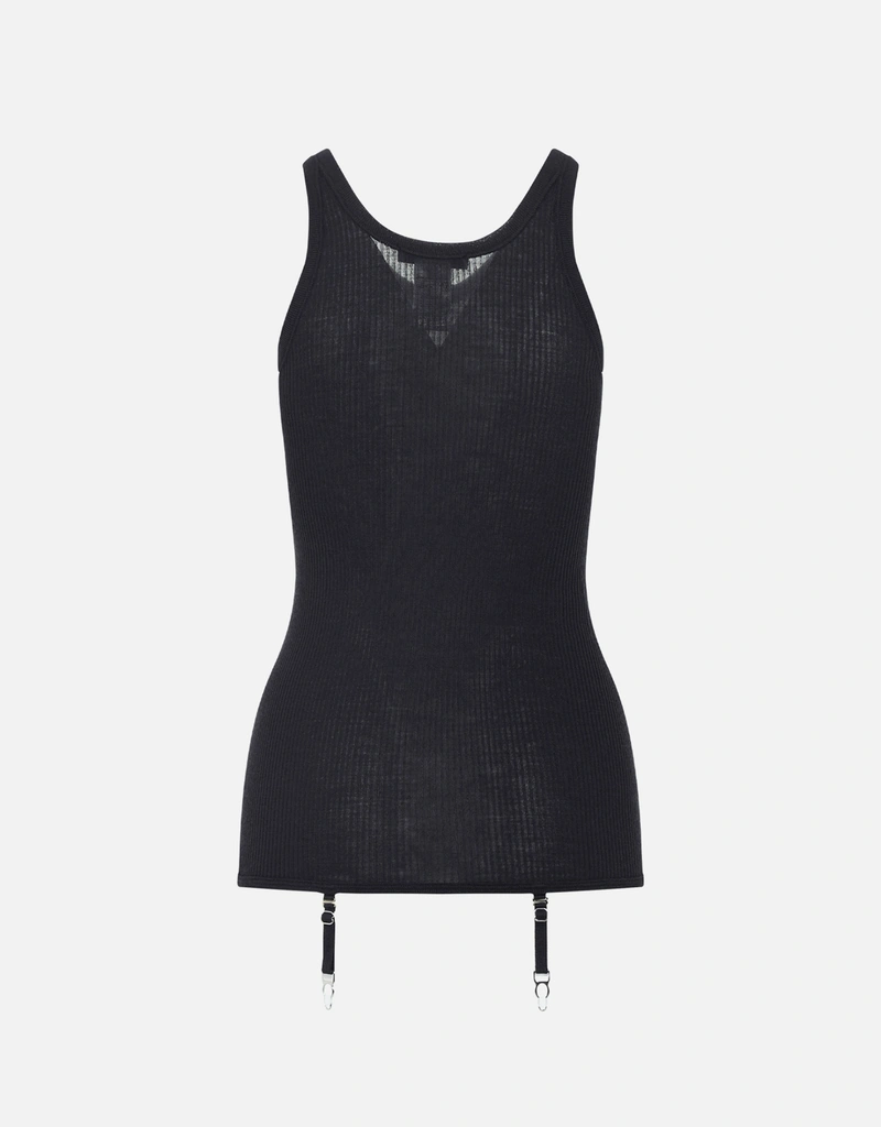 LEMAIRE Fine Merino Wool Seamless Tank Top With Suspenders (All