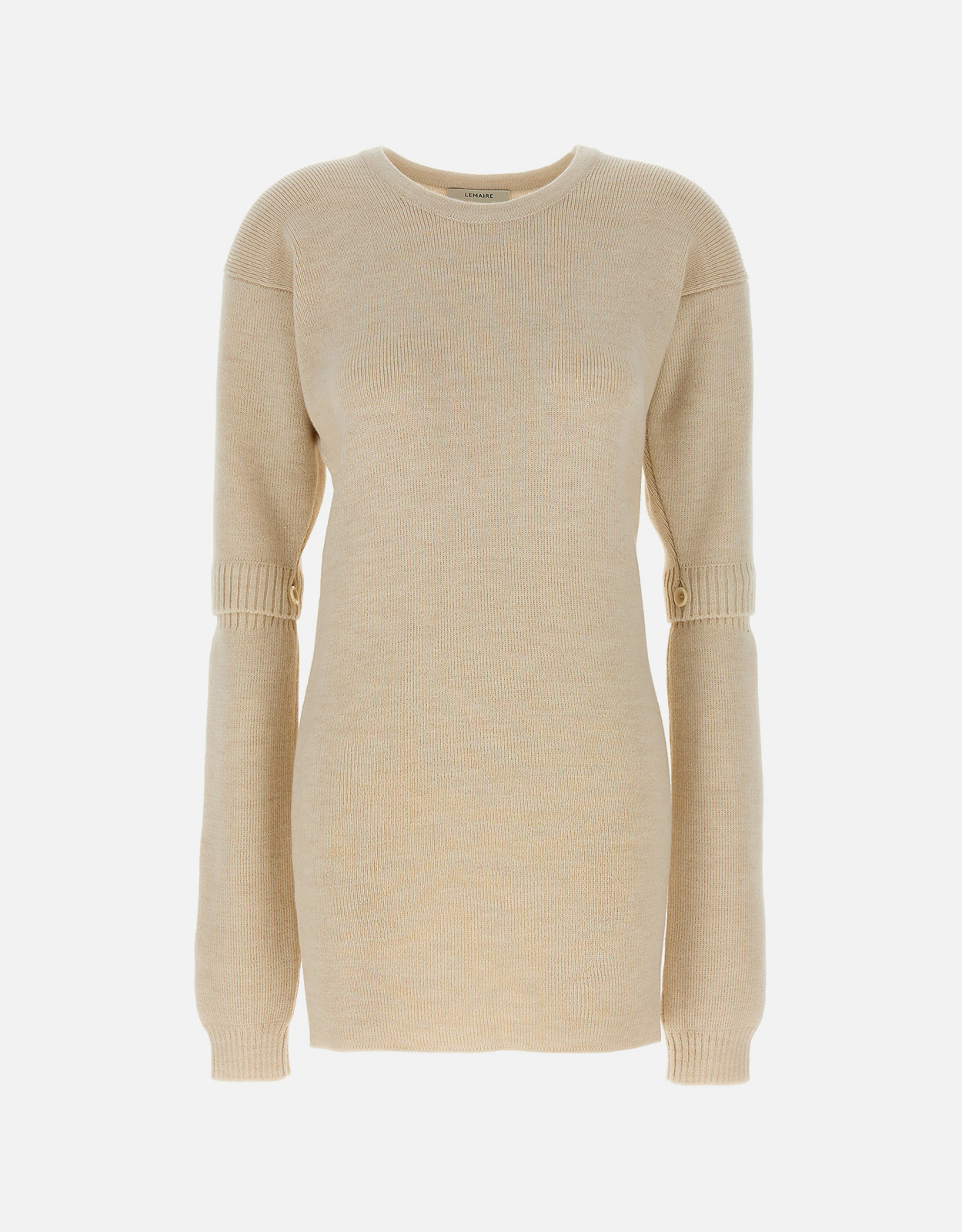 Lemaire LEMAIRE Knitted Alpaca Blend Dress With Removable Sleeves - L　LEMAIRE 取り外し可能な袖付きアルパカ混ニットドレス - L
