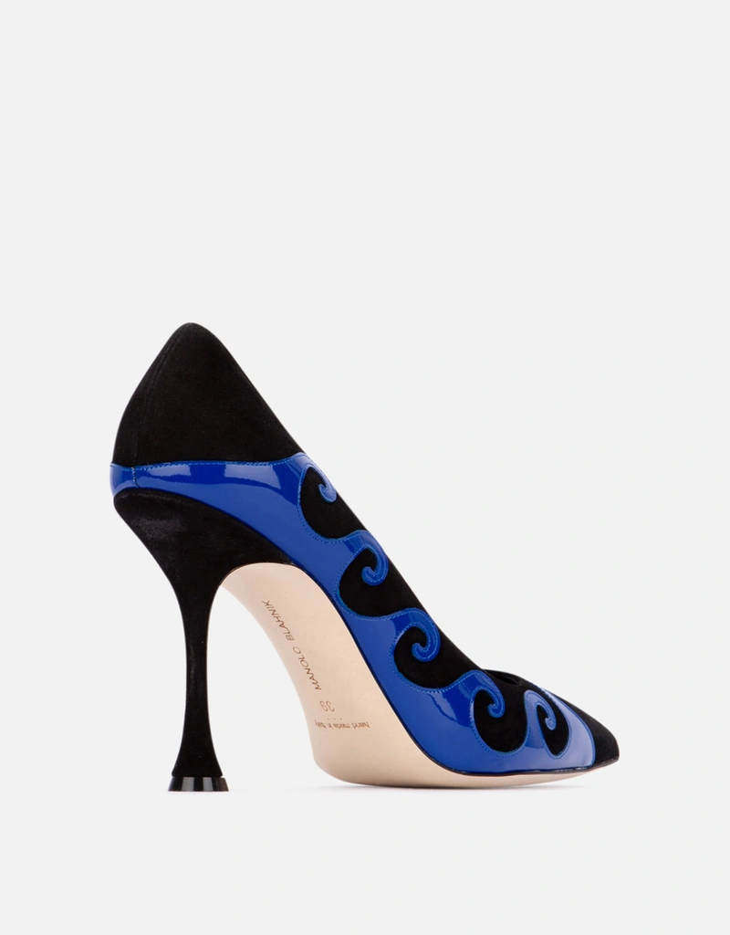 Manolo Blahnik スエードヒールシューズ () IFCHIC.COM