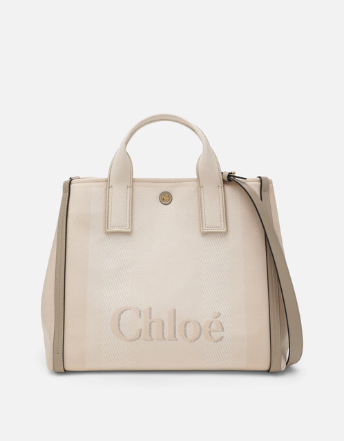 Chloé キャンバス素材のキャリートートバッグ (すべての新品) IFCHIC.COM