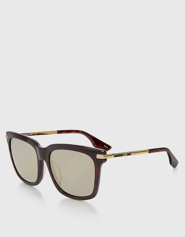 Alexander McQueen Mirrored Square Sunglasses 