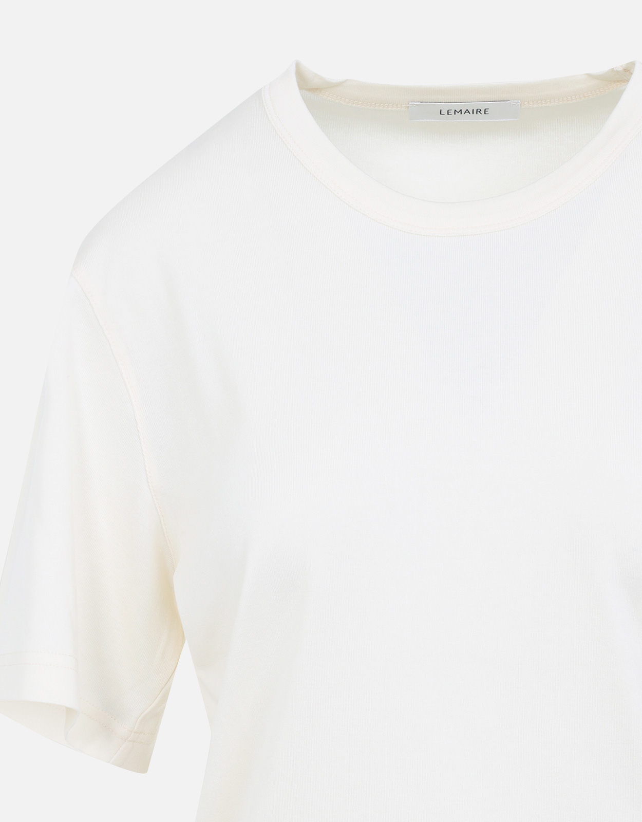 LEMAIRE Rib Jersey Short Sleeve T-Shirt (All New In) IFCHIC.COM