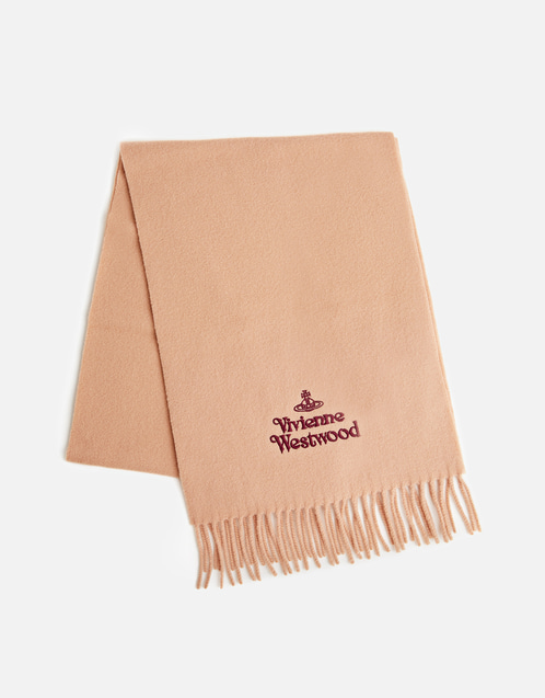 Vivienne Westwood ロゴ刺繍ウールマフラー () IFCHIC.COM