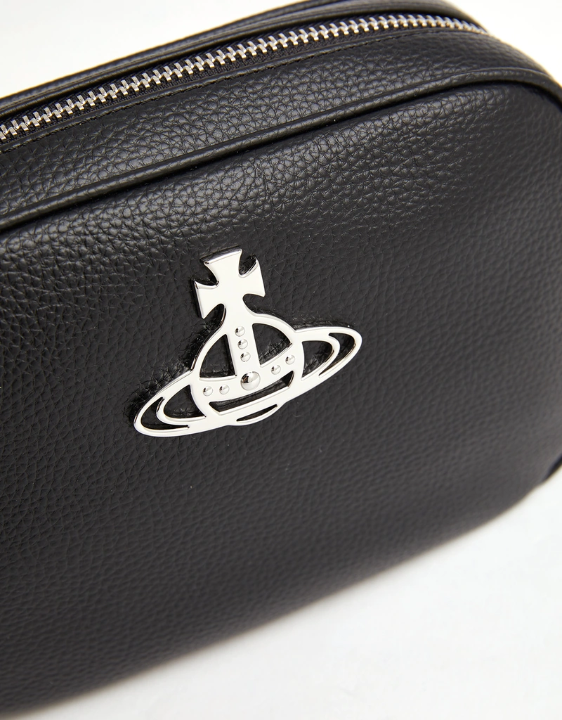 Vivienne Westwood アンナグレインレザークロスボディカメラバッグ