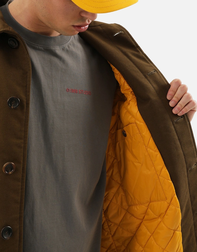 1989 STUDIO Olive green Mackintosh coat (All New In) IFCHIC.COM