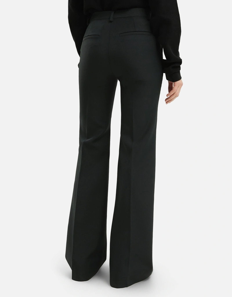 black & white gala dress Men's Black Bell Bottom Dress Pants main image 1