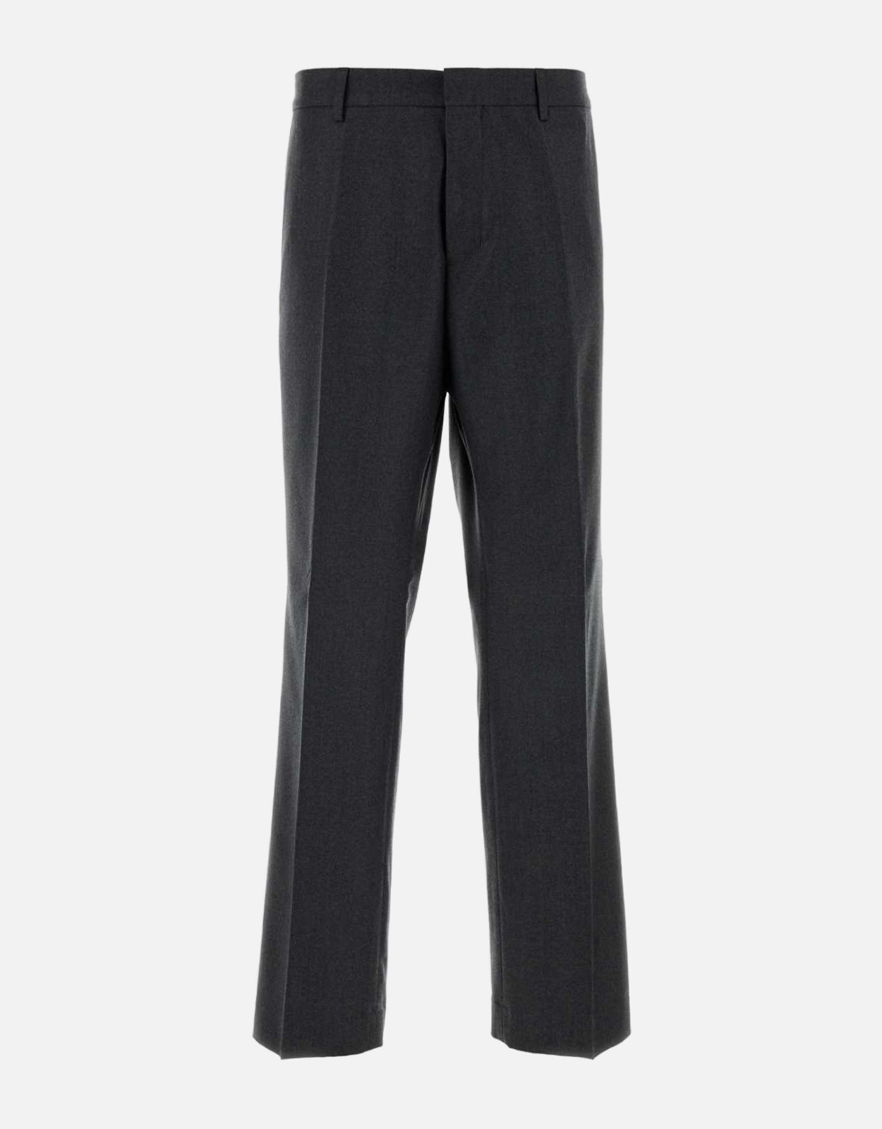 AMI Paris メンズ ダークグレー バージンウール パンツ (すべての新品