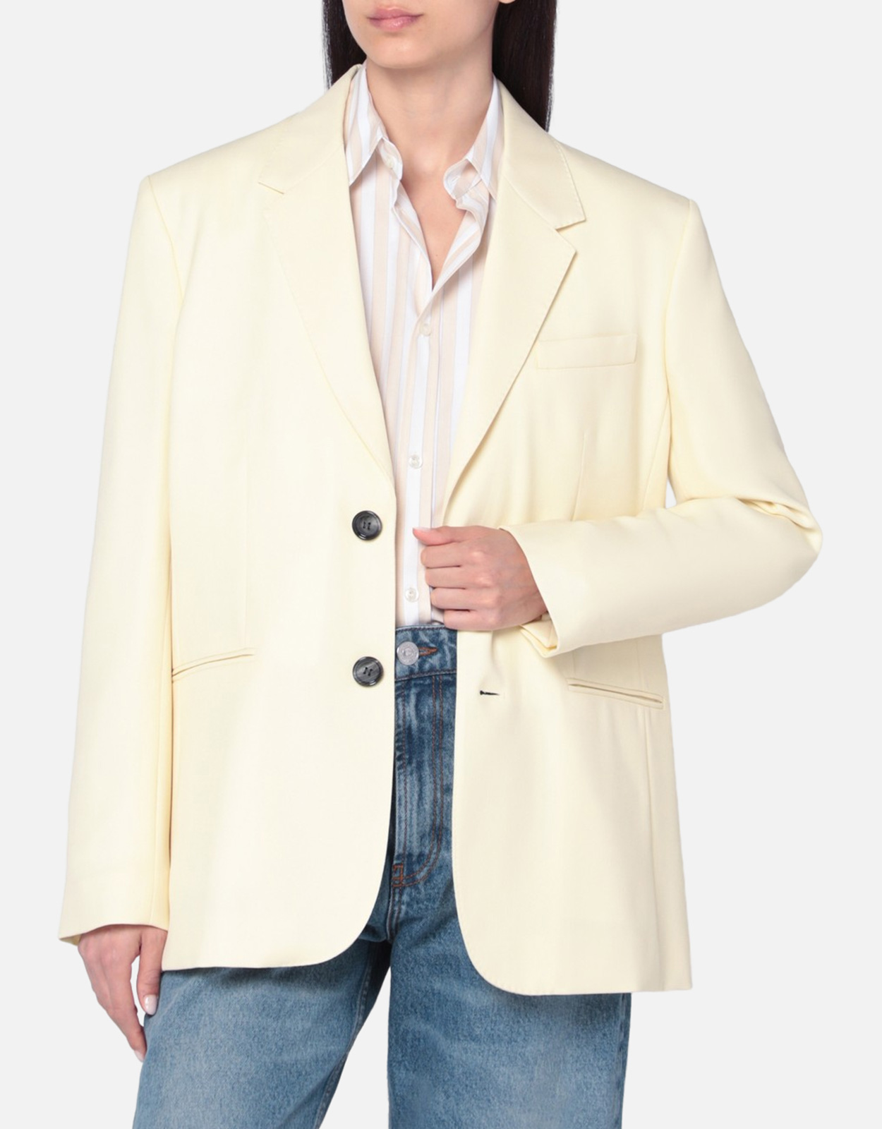 AMI Paris AMI Paris Single-Breasted Wool Jacket - FR 38　アミ パリ シングルブレスト ウール ジャケット - FR 38
