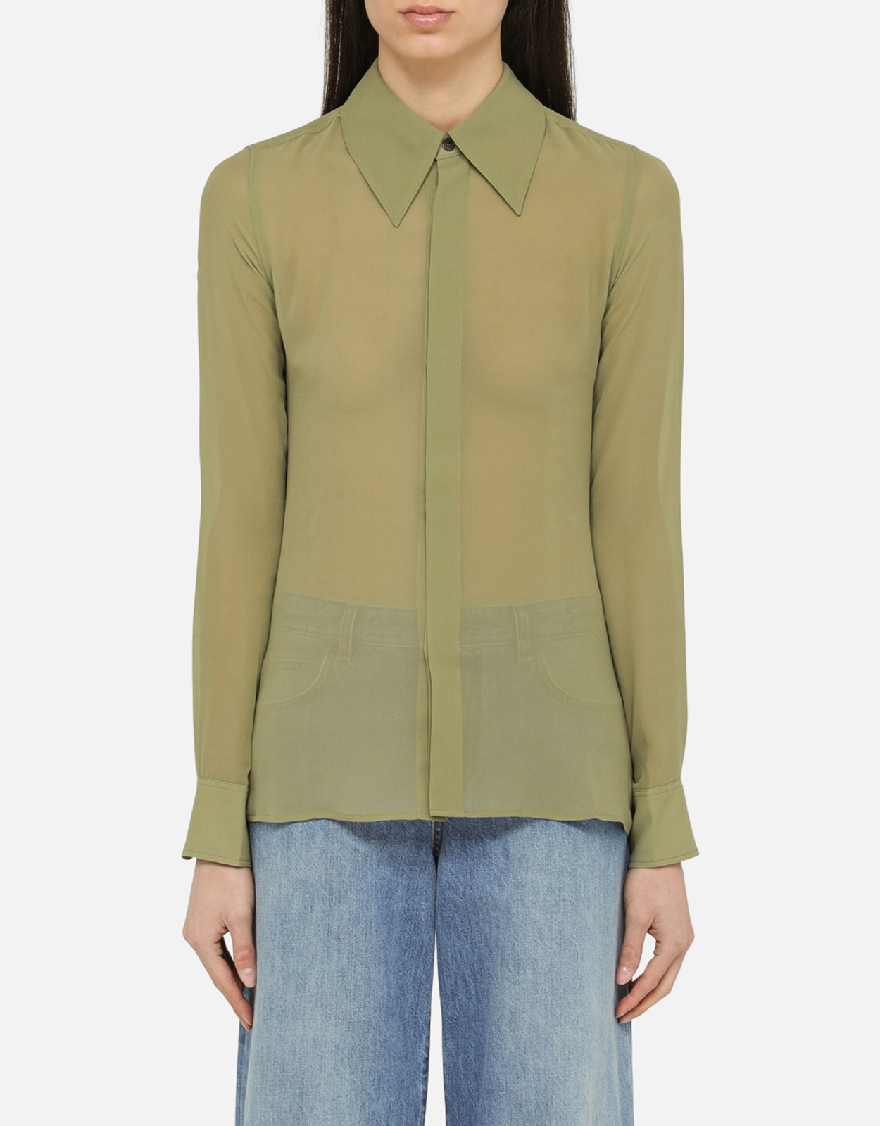 AMI Paris Silk Shirt　AMI Paris シルクシャツ AMI