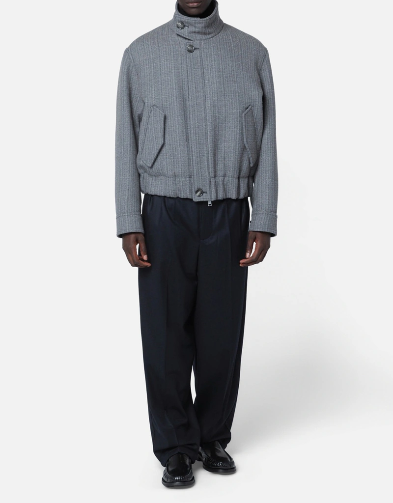 AMI Paris メンズ ウールブレンド ボンバージャケット (すべての新品