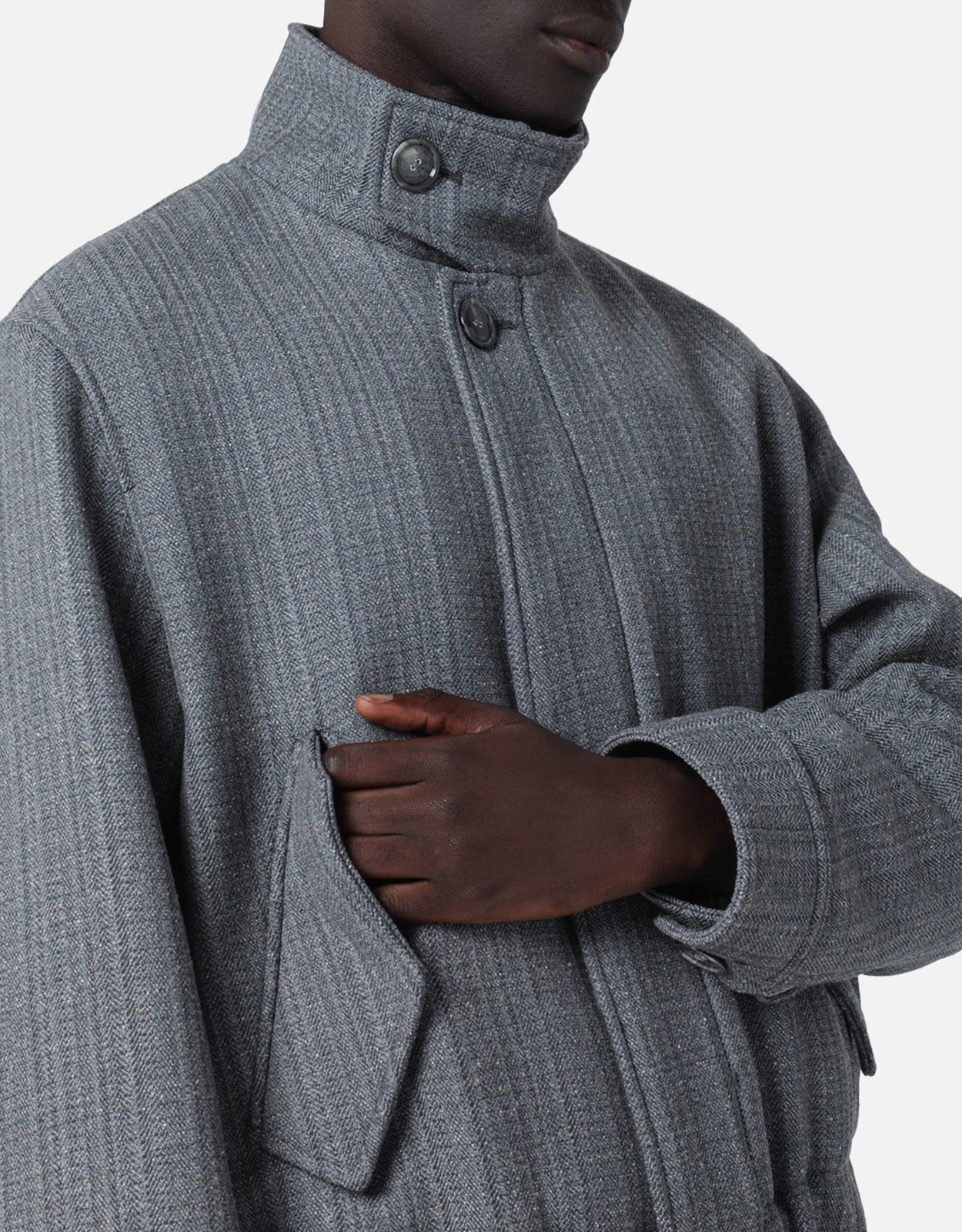 AMI Paris メンズ ウールブレンド ボンバージャケット (すべての新品