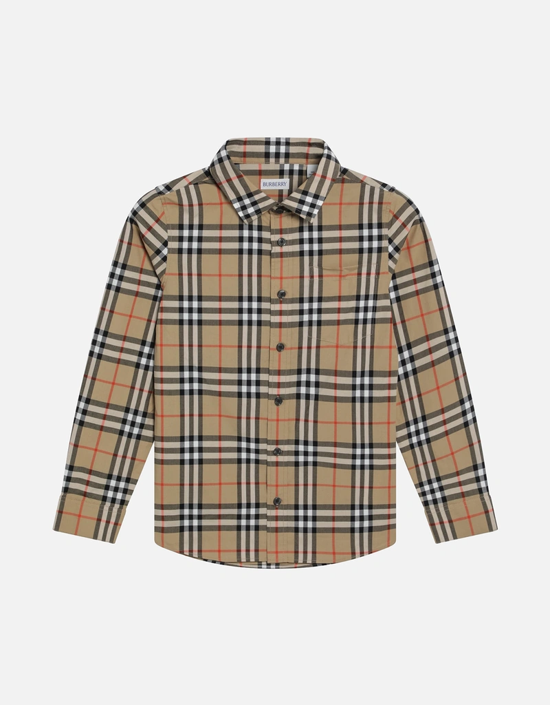 Burberry バーバリー BURBERRY シャツ キッズ キッズ 長袖 シャツ ノバ