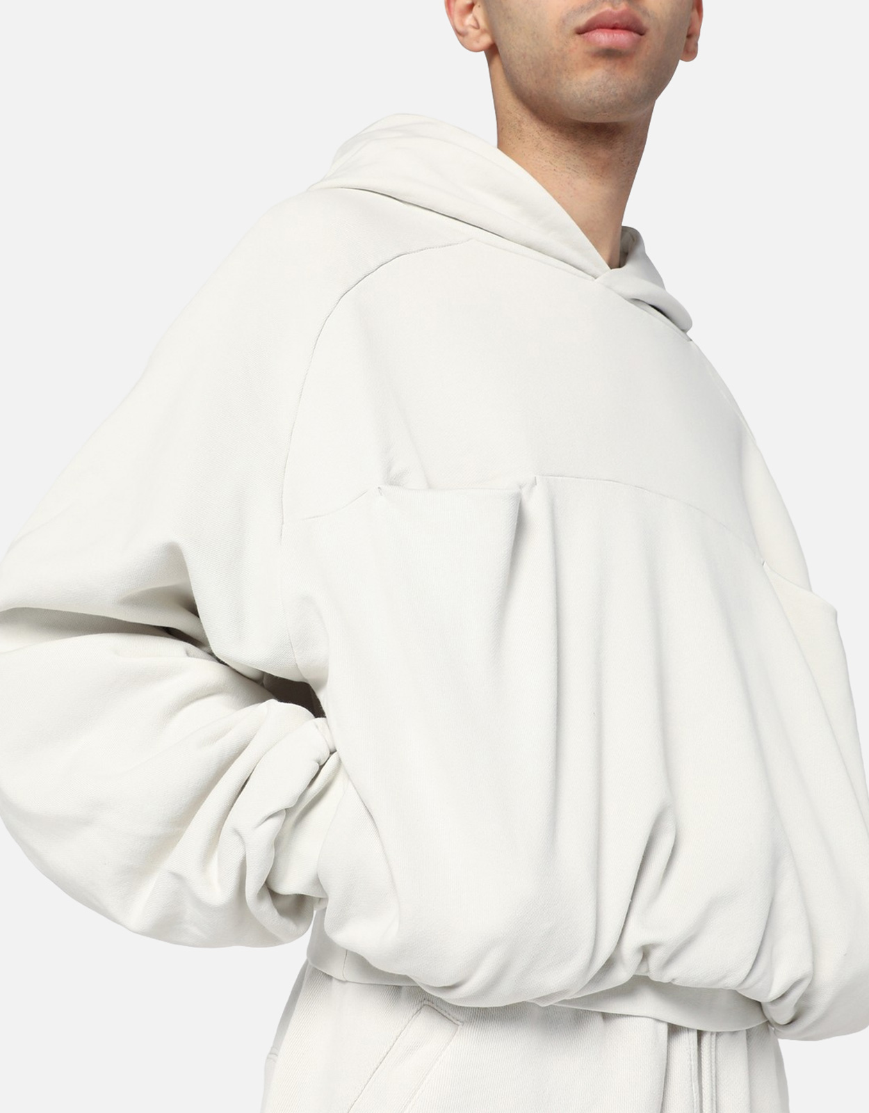 Entire Studios Ivory hoodie in cotton (Shirts) IFCHIC.COM