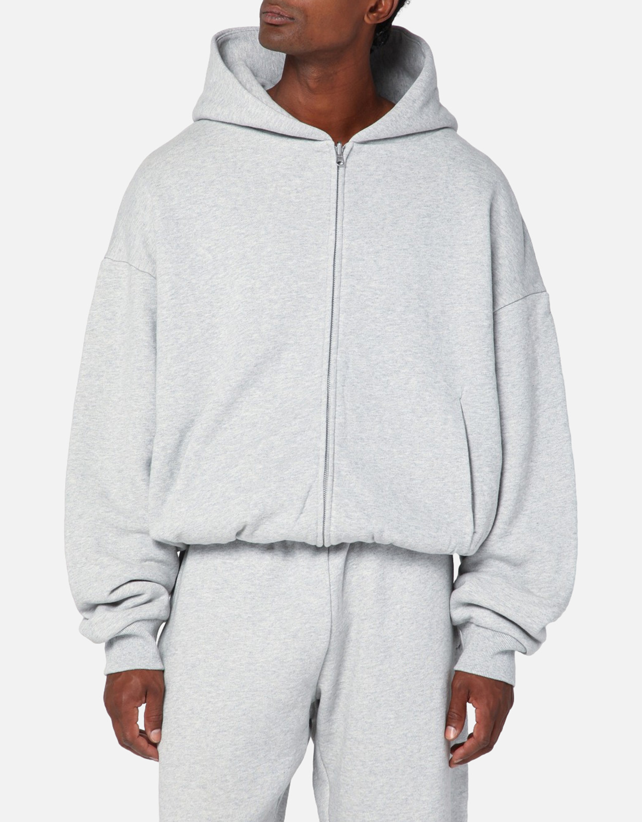 Entire Studios Grey zip cotton sweatshirt (Shirts) IFCHIC.COM