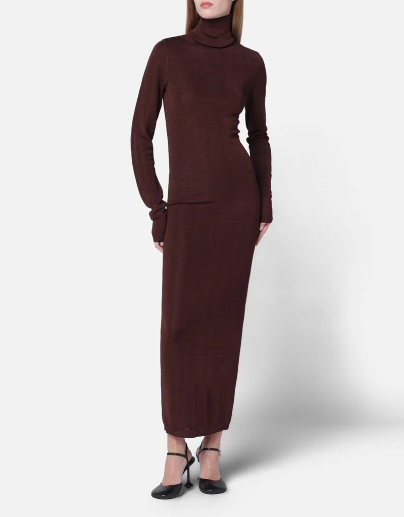 entire studios brown dress ENTIRE STUDIOS Dress Brown Viscose, Brown / M
