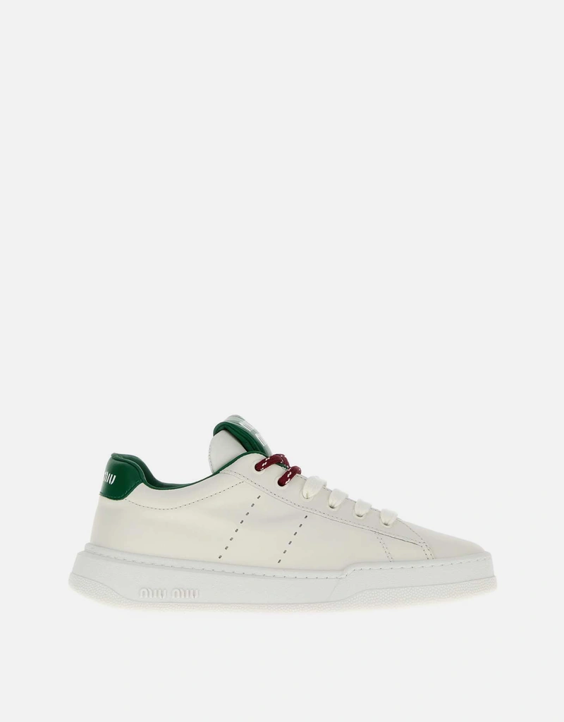 Miu Miu レザースニーカー () IFCHIC.COM
