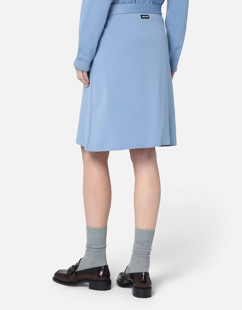 Miu Miu テクニカルヤーン膝丈スカート (ドレス) IFCHIC.COM