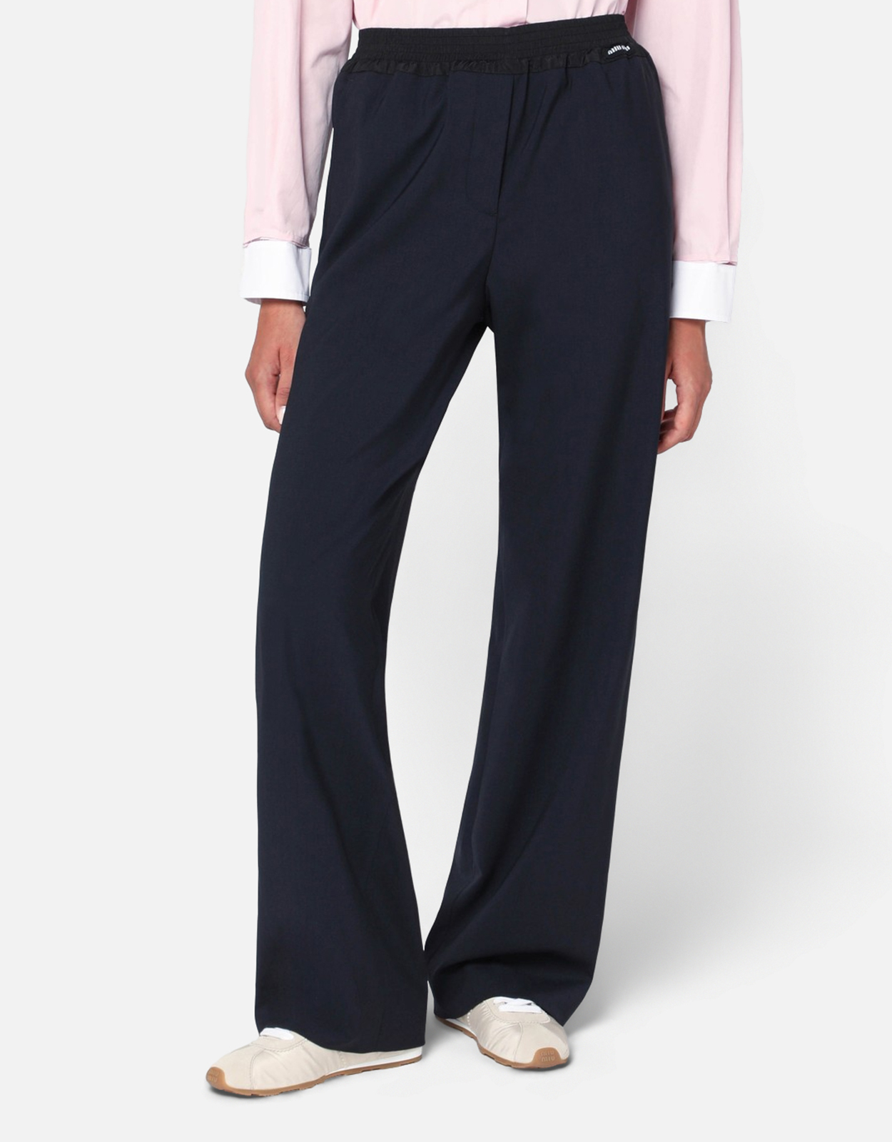 Miu Miu Blue wool pants (Pants) IFCHIC.COM