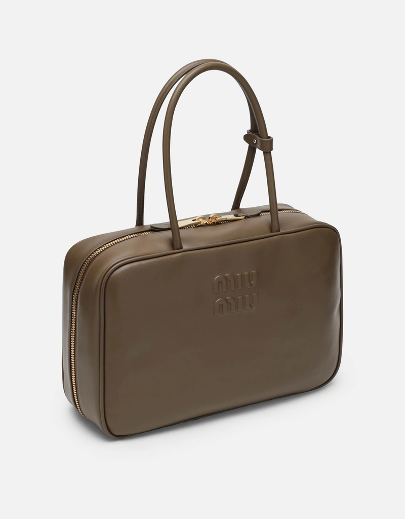 Miu Miu ボーラージカーフスキンレザーショルダーバッグ (すべての新品